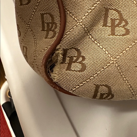 Dooney & Bourke Brown and Tan Tote Bag - Picture 10 of 10
